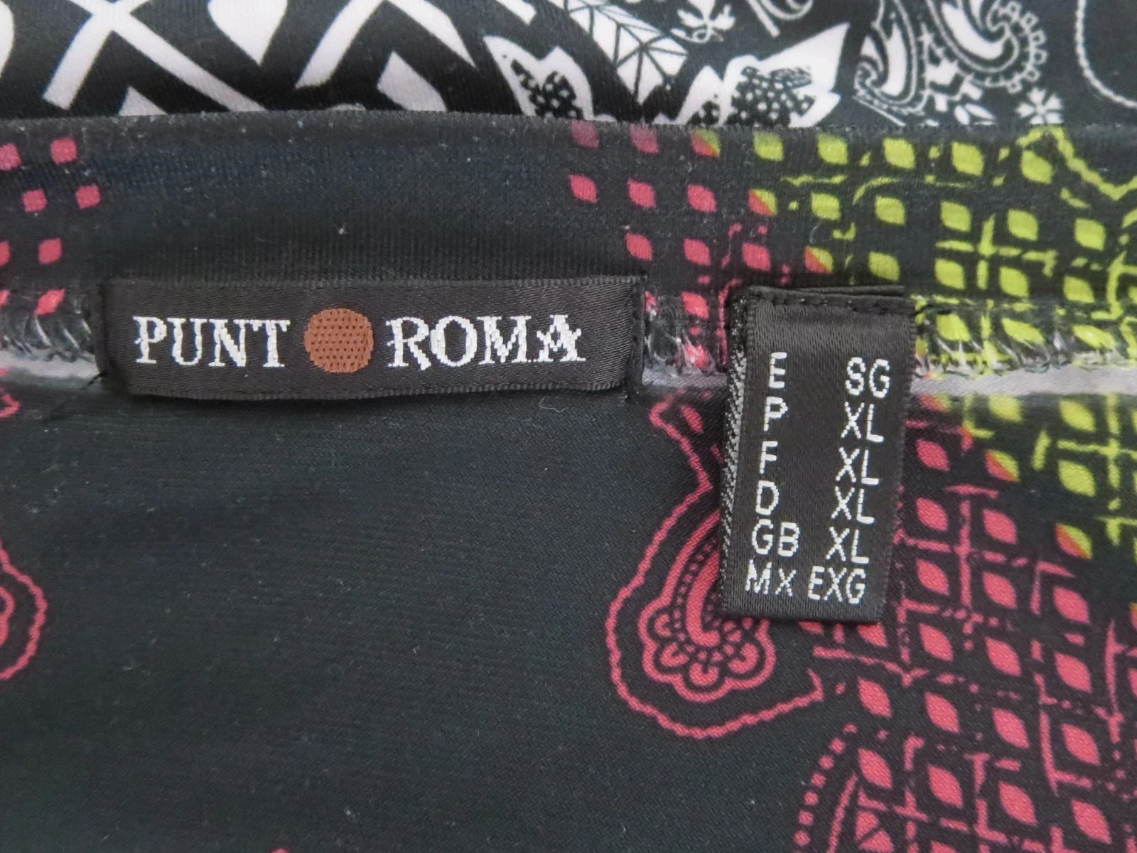 Blouse manches longues colorée imprimé cachemire Punt Roma XL / 46-48 – photo 3